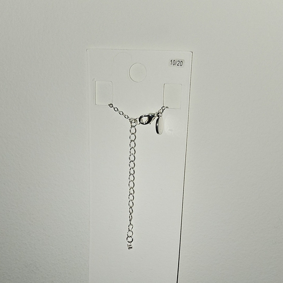 Express Silver Necklace with Black Charms - Picture 4 of 4